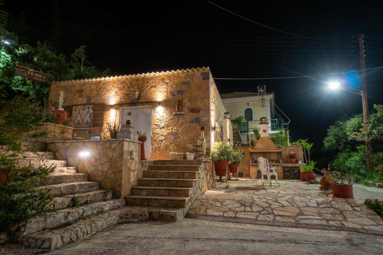 Andrikas Villa At Xenios Avlais Аликанас Екстериор снимка